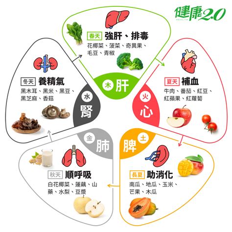 食物 五行|【中醫養生】五行五色食療 